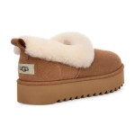 UGG レディース プラットフォームモカシン 1166733 - 冬用チェスナットシープスキン折り返しカラー付きモカシン UGG レディース プラットフォームモカシン 1166733 チェスナットシープスキン折り返しカラー付き