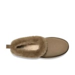 UGG レディース プラットフォームモカシン 1166733 - 冬用ベージュシープスキン折り返しカラー付きモカシン UGG レディース プラットフォームモカシン 1166733 ベージュシープスキン折り返しカラー付き
