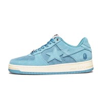 BAPE STA スカイブルースエードスニーカー 1H70-191-004-BLUE｜爽やかでミニマルなストリートウェア