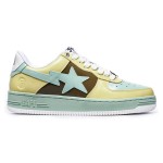 BAPE STA イエロー・ブラウン・グリーンスニーカー 1I80-191-006-YGB BAPE STA イエロー・ブラウン・グリーンスニーカー、鮮やかなデザイン