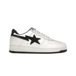 BAPE STA x JJJJound ブラック&ホワイトスニーカー 1I73-191-912-BLACK ミニマルなデザインのBAPE STA x JJJJound ブラック&ホワイトスニーカー