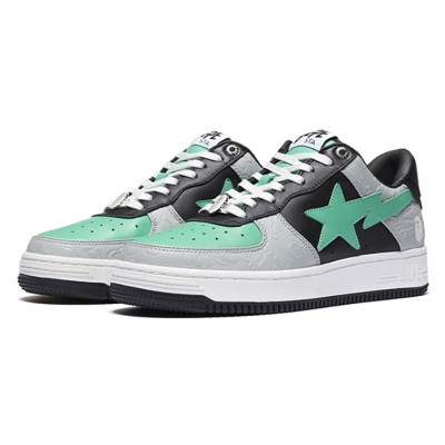 BAPE STA グレー・ブラック・ミントスニーカー 1H70-191-002｜モダンなストリートウェアアイコン