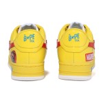 BAPE STA x Marvel ソースニーカー 1I73-191-905 黄色、赤、青のデザインを持つBAPE STA x Marvel ソースニーカー