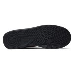 BAPE STA ブラック&レッドパテントレザースニーカー 1H30-191-012-BLK レッドスターのロゴが付いたBAPE STA ブラックパテントレザースニーカー