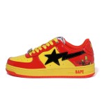 BAPE STA x Marvel アイアンマン スニーカー 1I73-191-902 赤と黄色のデザインが特徴のBAPE STA x Marvel アイアンマン スニーカー