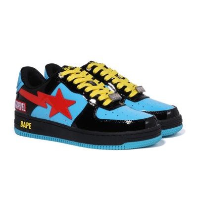 BAPE STA x Marvel ブラック・ウィドウ スニーカー 1I73-191-907｜ヒーローテーマのストリートウェア