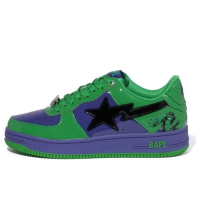 BAPE STA x Marvel ハルク スニーカー 1I73-191-904｜大胆なストリートウェアの力