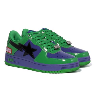 BAPE STA x Marvel ハルク スニーカー 1I73-191-904｜大胆なストリートウェアの力