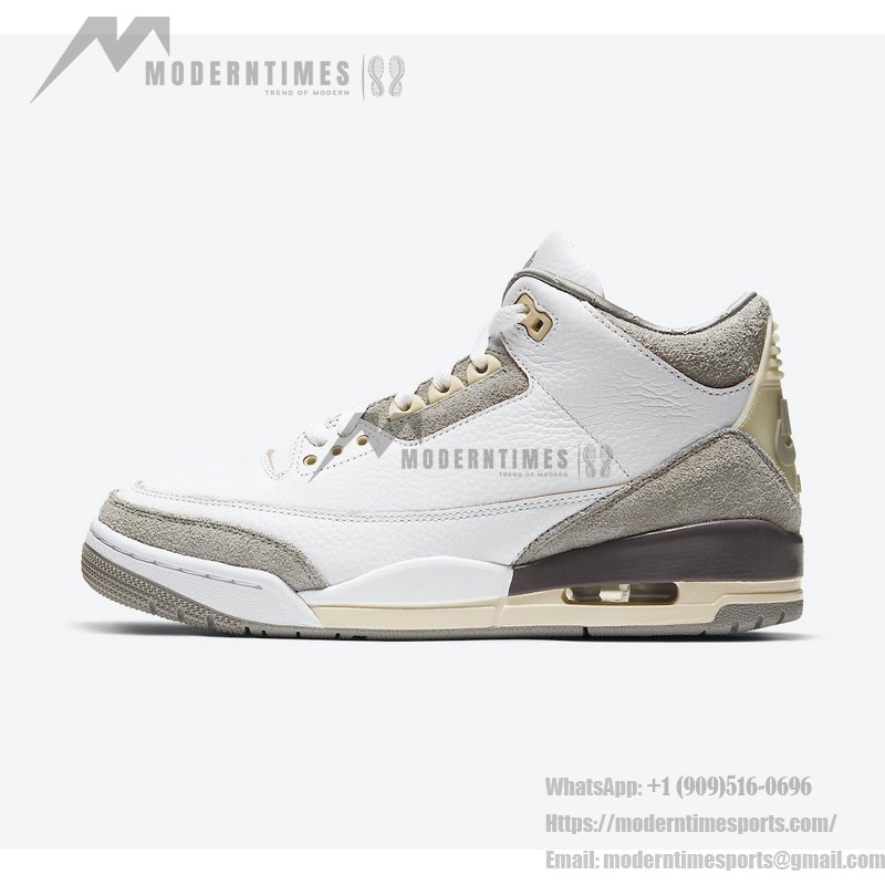 限定版 A Ma Maniere x Air Jordan 3 Retro SP "White Cream" プレミアムカジュアルスニーカー DH3434-110 A Ma Maniere x Air Jordan 3 Retro SP "White Cream" スニーカー