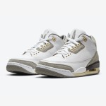 限定版 A Ma Maniere x Air Jordan 3 Retro SP "White Cream" プレミアムカジュアルスニーカー DH3434-110 A Ma Maniere x Air Jordan 3 Retro SP "White Cream" スニーカー