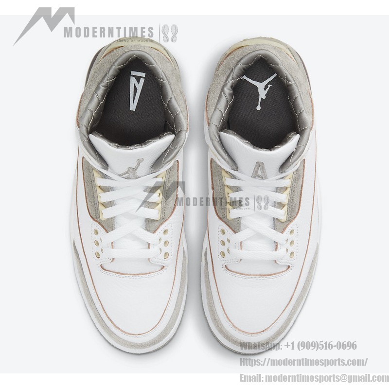 限定版 A Ma Maniere x Air Jordan 3 Retro SP "White Cream" プレミアムカジュアルスニーカー DH3434-110 A Ma Maniere x Air Jordan 3 Retro SP "White Cream" スニーカー