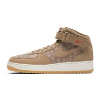 Nike Air Force 1 Mid '07 PRM N7 AT6167-200 - ブラウンスエード 解体風ミッドトップスニーカー