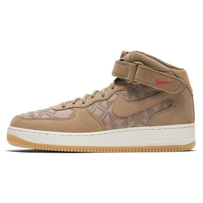 Nike Air Force 1 Mid '07 PRM N7 AT6167-200 - ブラウンスエード 解体風ミッドトップスニーカー