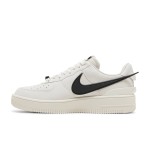 AMBUSH x Nike Air Force 1 Low 'Phantom' - Stylish Off-White Sneakers AMBUSH x Nike Air Force 1 Low 'Phantom' - Off-White Sneakers with Extended Black Swoosh