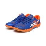 ASICS Attack Bladelyte 4 1073A001-402 Badminton Shoes ASICS Attack Bladelyte 4 1073A001-402 Professional Badminton Shoes in Blue and Shocking Orange