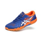 ASICS Attack Bladelyte 4 1073A001-402 Badminton Shoes ASICS Attack Bladelyte 4 1073A001-402 Professional Badminton Shoes in Blue and Shocking Orange