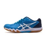 ASICS Attack Bladelyte 4 1073A001-404 バドミントンシューズ ASICS Attack Bladelyte 4 1073A001-404 青と白のプロバドミントンシューズ