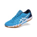 ASICS Attack Bladelyte 4 1073A001-404 バドミントンシューズ ASICS Attack Bladelyte 4 1073A001-404 青と白のプロバドミントンシューズ