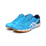 ASICS Attack Bladelyte 4 1073A001-404 バドミントンシューズ ASICS Attack Bladelyte 4 1073A001-404 青と白のプロバドミントンシューズ