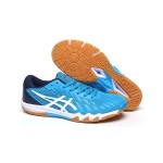 ASICS Attack Bladelyte 4 1073A001-404 バドミントンシューズ ASICS Attack Bladelyte 4 1073A001-404 青と白のプロバドミントンシューズ