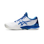 ASICS Court FF 2 1041A343-960 Novak 高性能テニスシューズ ASICS Court FF 2 Novak テニスシューズ ホワイトブルー メンズ