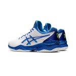 ASICS Court FF 2 1041A343-960 Novak 高性能テニスシューズ ASICS Court FF 2 Novak テニスシューズ ホワイトブルー メンズ
