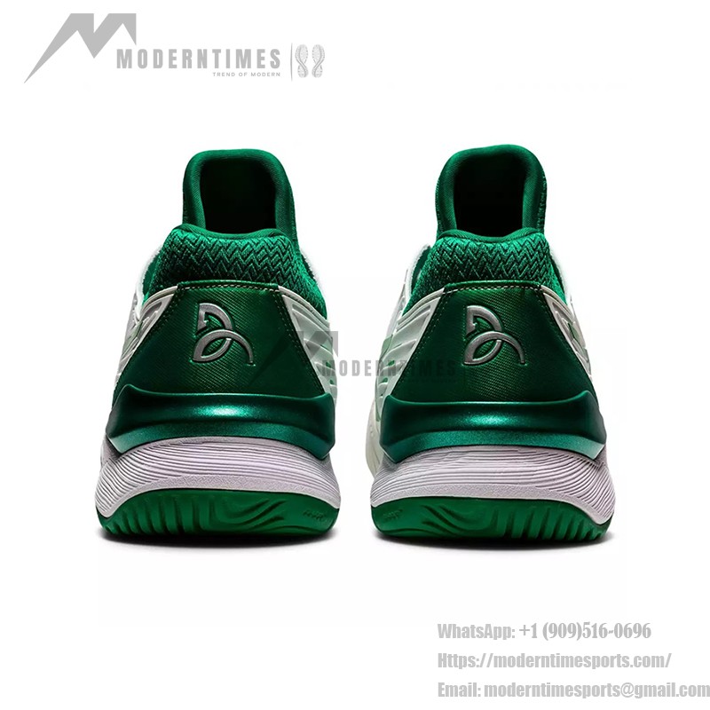 ASICS Court FF Novak 1041A089-104 Tennis Shoes ASICS Court FF Novak 1041A089-104 Professional Tennis Shoes in White and Green