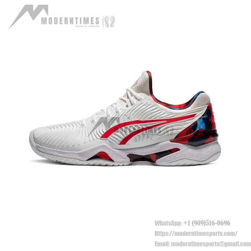 ASICS Court FF Novak 1041A202-110 テニスシューズ ホワイトレッド 限定デザイン ASICS Court FF Novak テニスシューズ ホワイトレッド限定版 1041A202-110