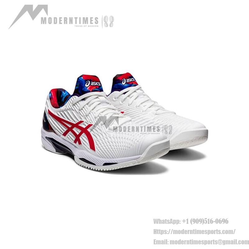 ASICS Court FF Novak 1041A202-110 テニスシューズ ホワイトレッド 限定デザイン ASICS Court FF Novak テニスシューズ ホワイトレッド限定版 1041A202-110