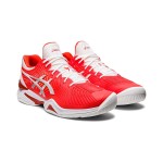ASICS Court FF Novak 1041A089-800 テニスシューズ ASICS Court FF Novak 1041A089-800 赤と白のプロフェッショナルテニスシューズ