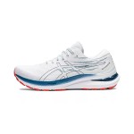 ASICS Gel-Kayano 29 ハイパフォーマンス ホワイト ディープオーシャンランニングシューズ ASICS Gel-Kayano 29 1011B440-101 ランニングシューズ ホワイト ディープオーシャンデザイン