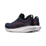 ASICS Gel-Nimbus 25 1011B547-401 メンズランニングシューズ ASICS Gel-Nimbus 25 1011B547-401 メンズランニングシューズ(ミッドナイトブルーとエレクトリックレッド)