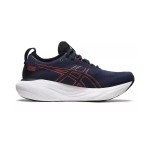 ASICS Gel-Nimbus 25 1011B547-401 メンズランニングシューズ ASICS Gel-Nimbus 25 1011B547-401 メンズランニングシューズ(ミッドナイトブルーとエレクトリックレッド)