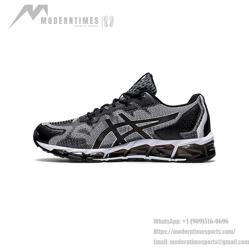 ASICS GEL-Quantum 360 6 1021A337-100 フルGELクッションランニングシューズ ASICS GEL-Quantum 360 6 1021A337-100 ブラックホワイトグレー フルGELクッションランニングシューズ