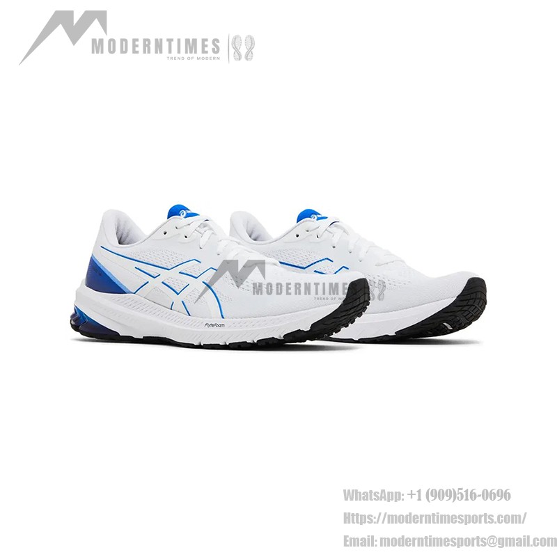 ASICS GT-1000 12 1011B631-100 軽量ランニングシューズ ASICS GT-1000 12 1011B631-100 ホワイトブルー 軽量クッションランニングシューズ