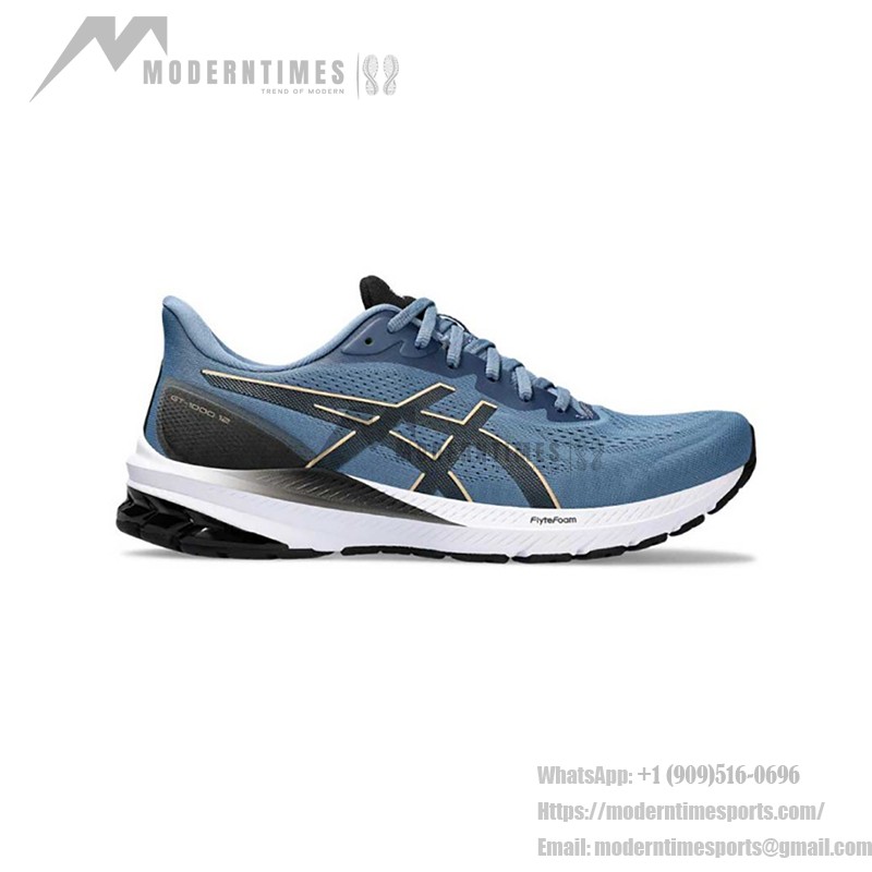 ASICS GT-1000 12 1011B631-401 軽量クッションランニングシューズ ASICS GT-1000 12 1011B631-401 ブルー 軽量クッションランニングシューズ