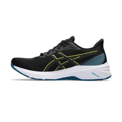 ASICS GT-1000 12 1011B631-005 ブラックイエロー ブルー 軽量クッションランニングシューズ 高性能とモダンなデザインの融合