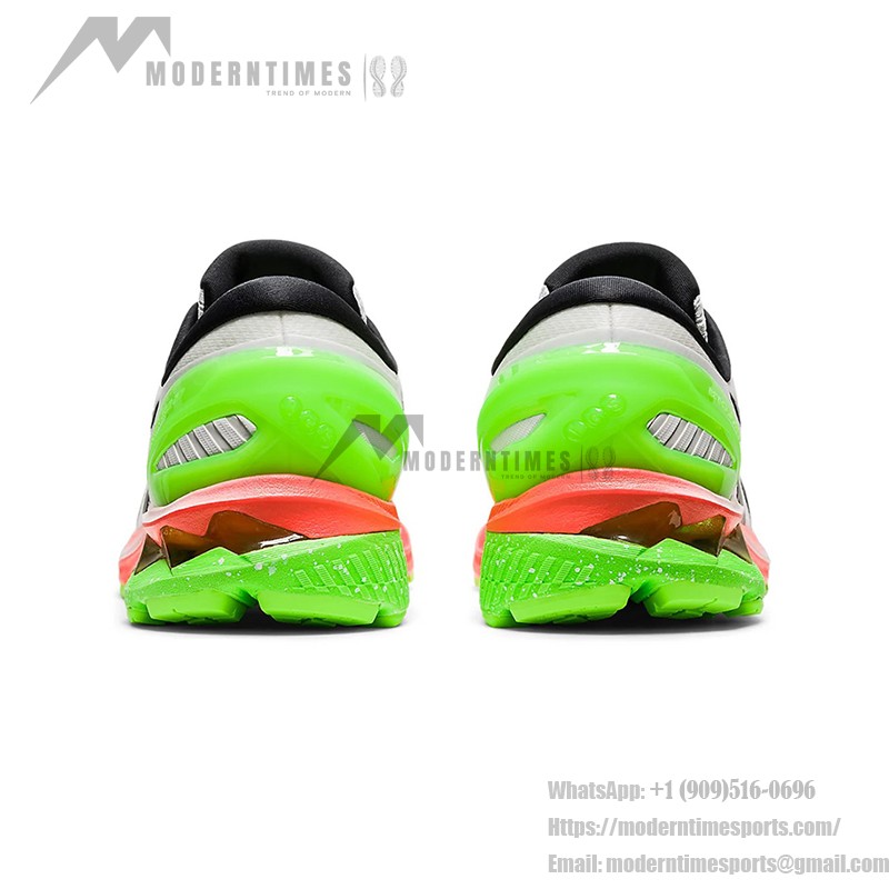 ASICS Gel-Kayano 27 Lite-Show Running Shoes High Performance White Colorful Sole ASICS Gel-Kayano 27 Lite-Show 1011A885-100 Running Shoes White Colorful Sole
