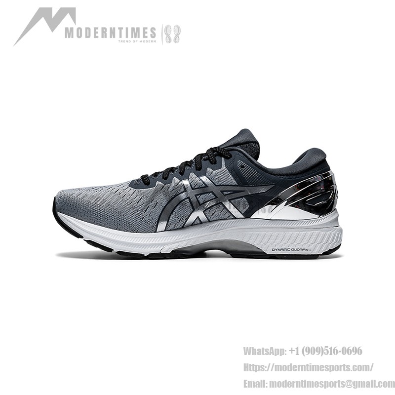 ASICS Gel-Kayano 27 Platinum 軽量安定性ランニングシューズ ASICS Gel-Kayano 1011A887-020 27 Platinum 安定性ランニングシューズ シルバーデザイン