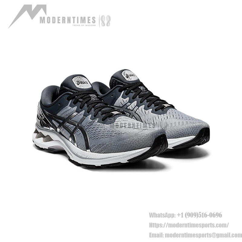ASICS Gel-Kayano 27 Platinum 軽量安定性ランニングシューズ ASICS Gel-Kayano 1011A887-020 27 Platinum 安定性ランニングシューズ シルバーデザイン