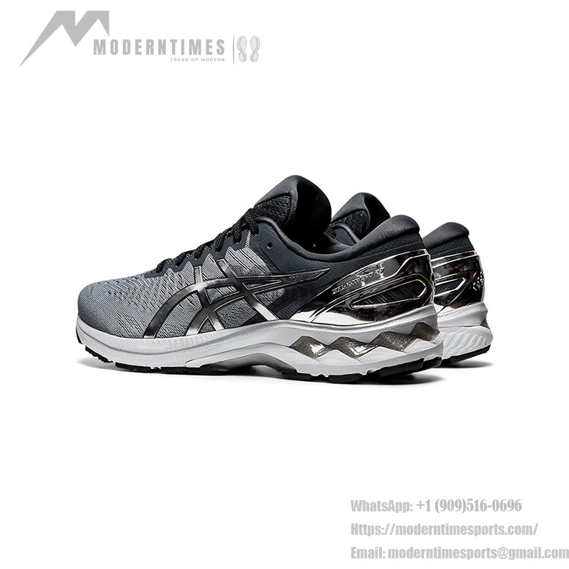 ASICS Gel-Kayano 27 Platinum 軽量安定性ランニングシューズ ASICS Gel-Kayano 1011A887-020 27 Platinum 安定性ランニングシューズ シルバーデザイン