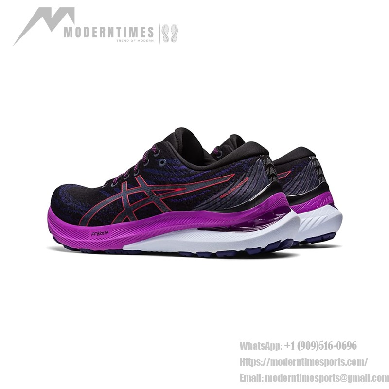 ASICS Gel-Kayano 29 ハイパフォーマンス ランニングシューズ ASICS Gel-Kayano 29 1012B272-003 ランニングシューズ ブラック レッド パープルデザイン