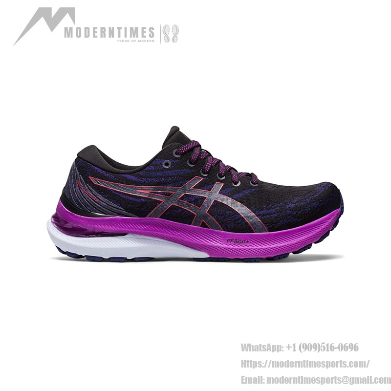 ASICS Gel-Kayano 29 ハイパフォーマンス ランニングシューズ ASICS Gel-Kayano 29 1012B272-003 ランニングシューズ ブラック レッド パープルデザイン