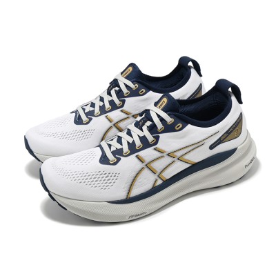 ASICS Gel-Kayano 31 1011B995-021 メンズランニングシューズ - 高性能クッション性とサポート力のグレイシャーグレーとピュアゴールドデザイン