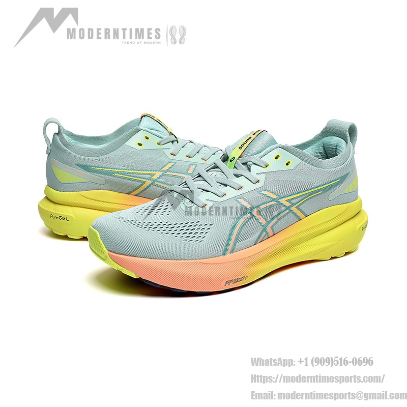 ASICS Gel-Kayano 31 1012B745-750 Women's Running Shoes ASICS Gel-Kayano 31 1012B745-750 Women's Running Shoes in Mint Green and Neon Yellow