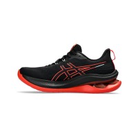 ASICS Gel-Kinsei Max 1011B696-002 メンズランニングシューズ - ブラック＆レッドの高性能軽量クッションデザイン