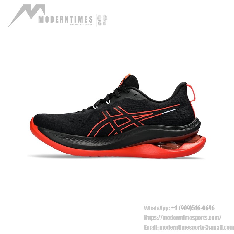 ASICS Gel-Kinsei Max 1011B696-002 メンズランニングシューズ ASICS Gel-Kinsei Max 1011B696-002 メンズランニングシューズ(ブラック&レッド)
