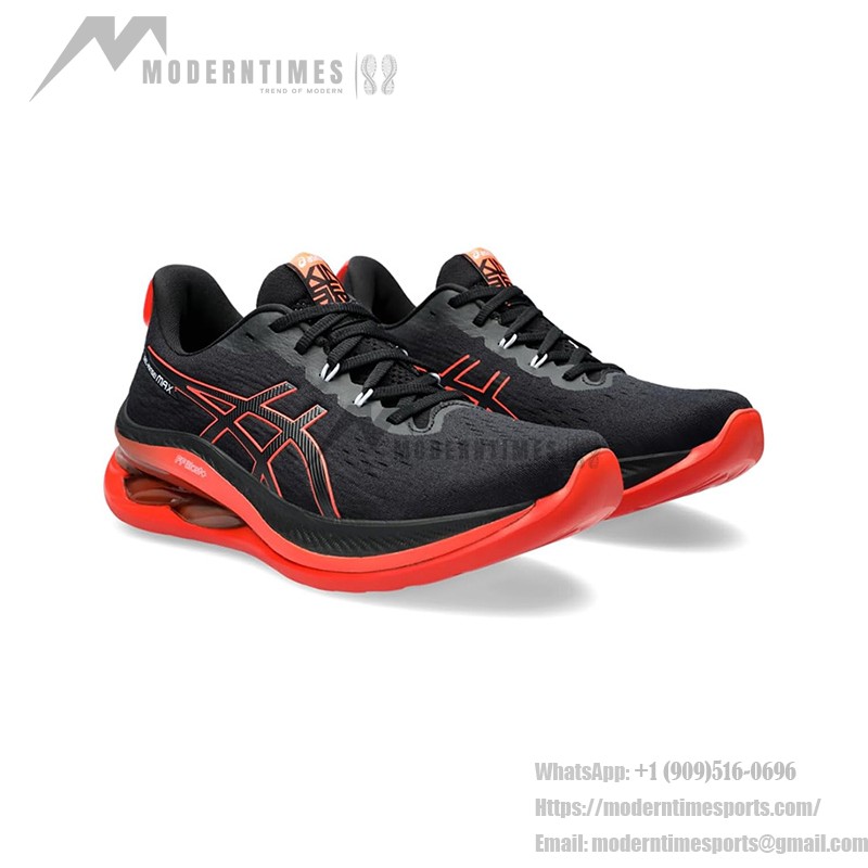 ASICS Gel-Kinsei Max 1011B696-002 メンズランニングシューズ ASICS Gel-Kinsei Max 1011B696-002 メンズランニングシューズ(ブラック&レッド)