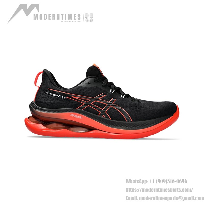 ASICS Gel-Kinsei Max 1011B696-002 メンズランニングシューズ ASICS Gel-Kinsei Max 1011B696-002 メンズランニングシューズ(ブラック&レッド)