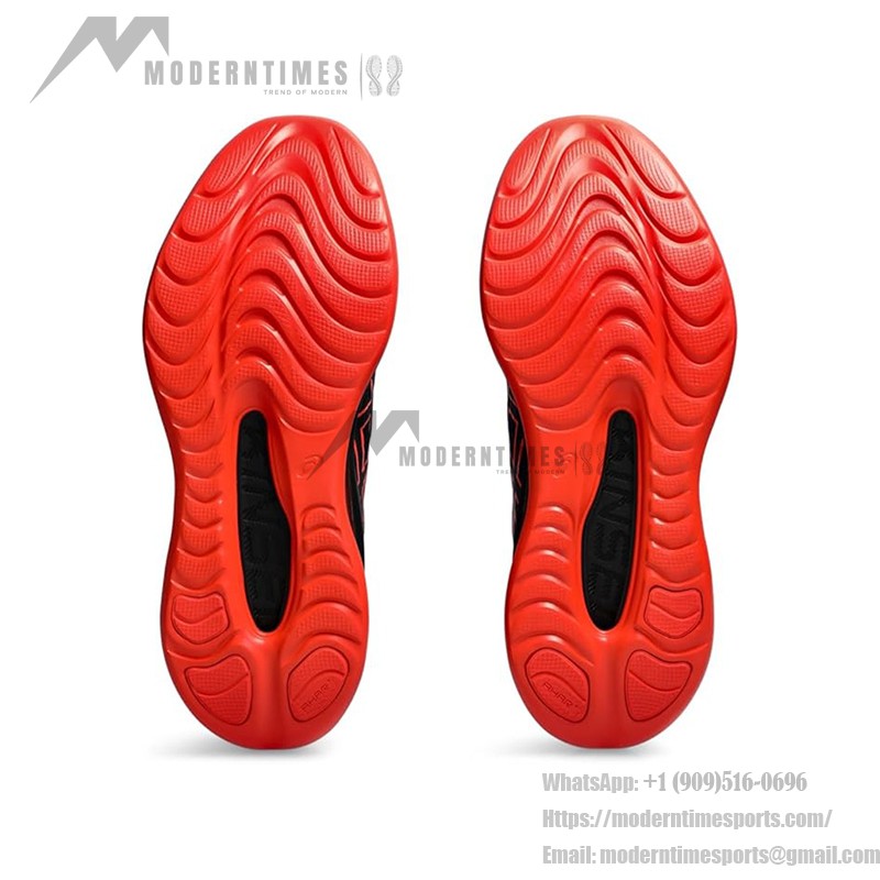 ASICS Gel-Kinsei Max 1011B696-002 メンズランニングシューズ ASICS Gel-Kinsei Max 1011B696-002 メンズランニングシューズ(ブラック&レッド)